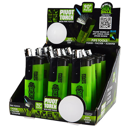 SMOKEZILLA PIVOT TORCH 12CT DISPLAY - SMDistro