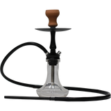 GLASS HOOKAH SMALL CLEAR COLOR DESIGN