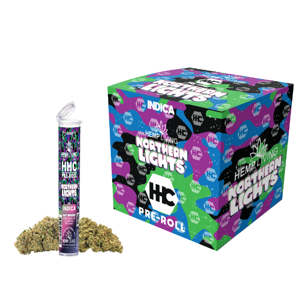 HEMP LIVING - HHC FLOWER 1G PRE-ROLL HIGH POTENCY KEIF INFUSED - 10CT DISPLAY