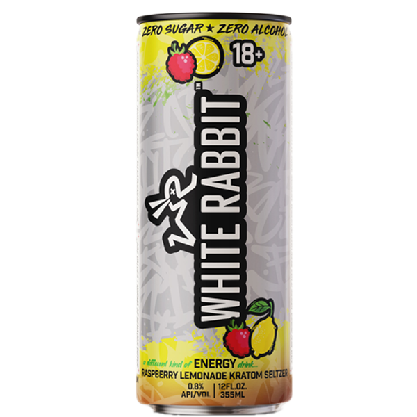 WHITE RABBIT 12OZ KRATOM SELTZER