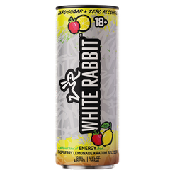 WHITE RABBIT 12OZ KRATOM SELTZER