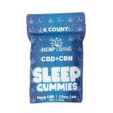 HEMP LIVING - CBD SLEEP 6CT GUMMIES 12CT DISPLAY